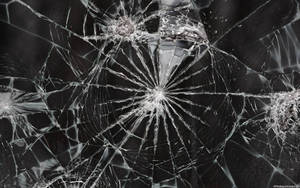 Cracked, Broken And Completely Shattered Wallpaper