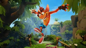 Crash Bandicoot Forest Wallpaper