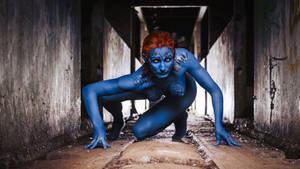 Crawling Mystique Wallpaper