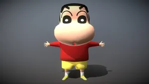 Crayon Shin Chan Shinnosuke In 3d Wallpaper