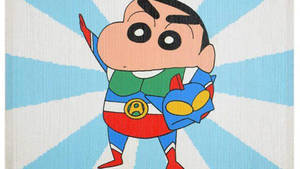 Crayon Shin Chan Shinnosuke Superhero Costume Wallpaper