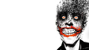 Crazy Joker Fading Artwork Wallpaper