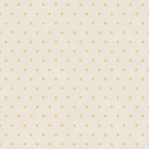 Cream Orange Polka Dot Wallpaper