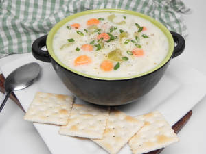 Creamy Vegetable Chowder Wallpaper