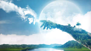 Create A Peaceful And Uplifting Environment With This Spiritual Desktop Wallpaper