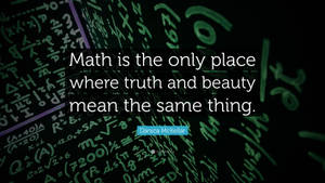 Creative Math Quotes Wallpaper