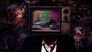 Creative Tv Head Art Wallpaper