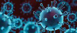 Creepy Coronavirus Graphic Wallpaper