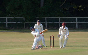 Cricket Player On His Knees Wallpaper