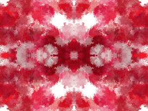 Crimson Tie Dye In White Fabric Wallpaper