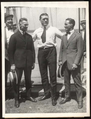 Crique, Jack O'brien And Johnny Dundee's Old Photo Wallpaper