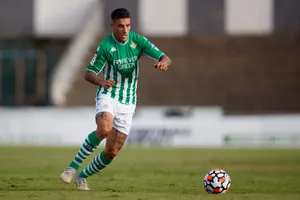Cristian Tello Real Betis Action Shot Wallpaper