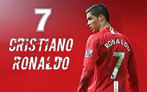 Cristiano Ronaldo Manchester United Number 7 Wallpaper