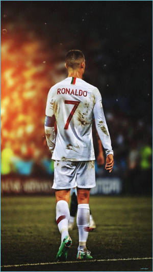 Cristiano Ronaldo Portugal Walking Dirty Clothes Wallpaper