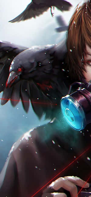 Crow Cool Anime Iphone Wallpaper