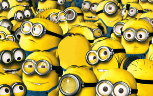 Crowded Minion Desktop Wallpaper