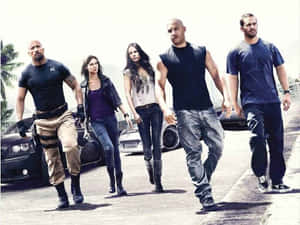 Cruise The Streets With Cool Fast And Furious Wallpaper