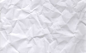 Crumpled White Paper Texture Wallpaper