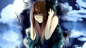 Crying Girl Nightcore Wallpaper