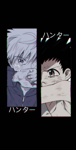 Crying Gon And Killua Iphone Wallpaper