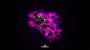 Cs Go Purple Color Bomb Wallpaper