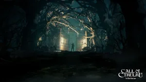 Cthulhu Hawkins Mansion Gate Wallpaper