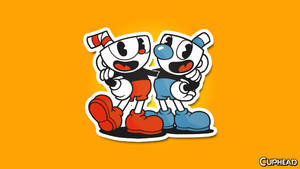 Cuphead And Mugman In Classic Adventure Wallpaper