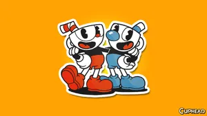 Cuphead And Mugman In Classic Adventure Wallpaper