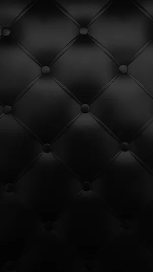 Cushioned Leather Solid Black Iphone Wallpaper