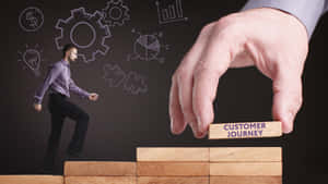 Customer Journey Hand Wallpaper