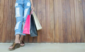 Customer Shopping Bags Wallpaper