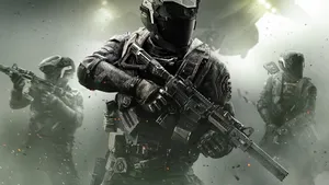 Cut The Competition Down To Size With The Advanced Suit Soldiers Of Call Of Duty. Wallpaper