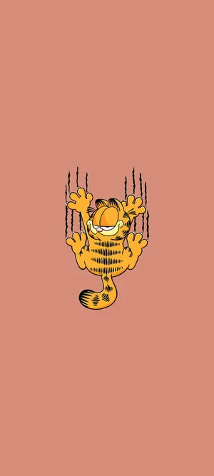 Cute Aesthetic Cartoon Garfield Wallpaper