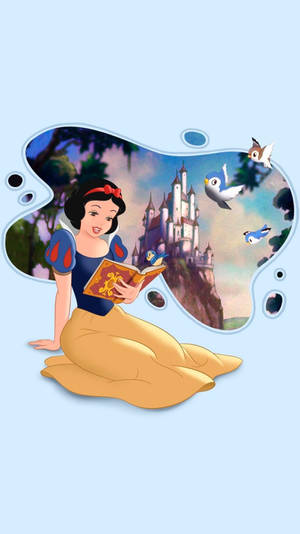 Cute Aesthetic Disney Princess Snow White Castle Wallpaper