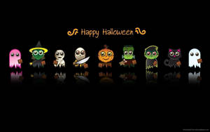 Cute Aesthetic Halloween Popular Icons Wallpaper