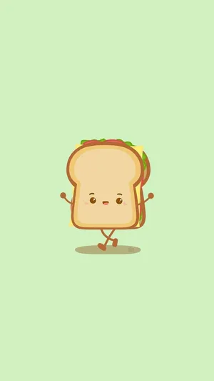 Cute Aesthetic Sandwich Wallpaper