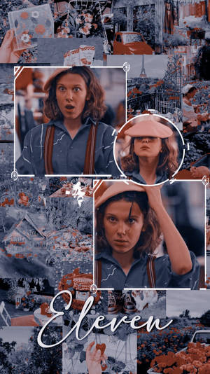 Cute Aesthetic Stranger Things Eleven Millie Bobby Brown Wallpaper