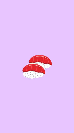 Cute Aesthetic Sushi Wallpaper