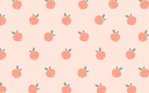 Cute And Juicy Peach Perfect For Snacking! Wallpaper