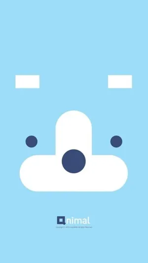 Cute Android Blue Bear Wallpaper