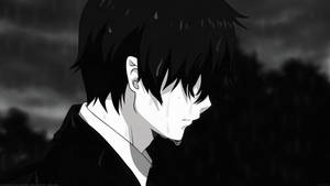 Cute Anime Pfp Black And White Emo Wallpaper