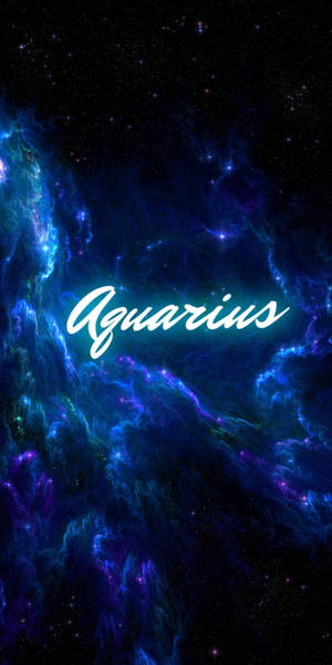 Cute Aquarius Pretty Clouds Wallpaper