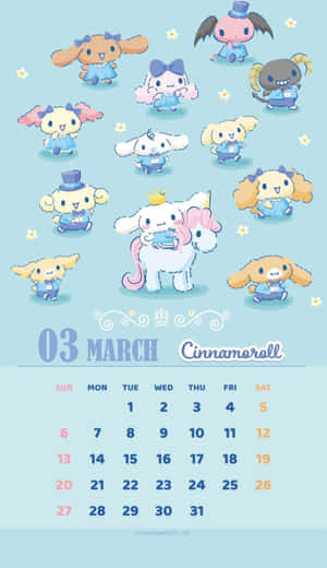 Cute-as-can-be Cinnamoroll From Sanrio! Wallpaper