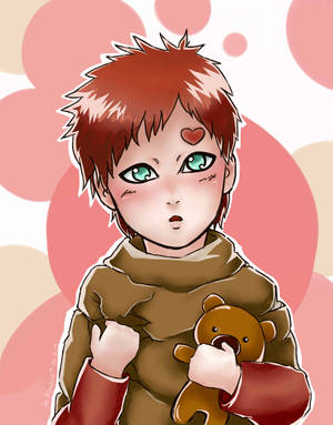 Cute Blushing Gaara Wallpaper