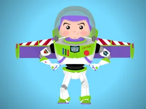 Cute Buzz Lightyear Fanart Wallpaper