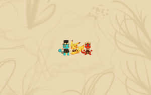 Cute Charmander Fighting For Victory Wallpaper