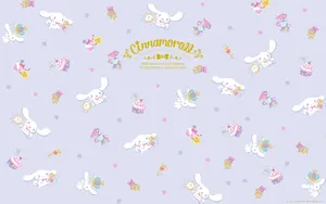 Cute Cinnamoroll Awaiting Your Visit On The Desktop Wallpaper