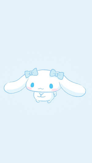 Cute Cinnamoroll With Ribbons Wallpaper