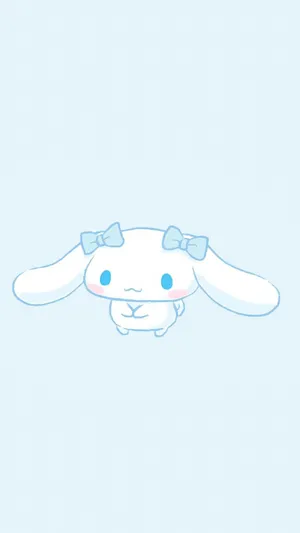 Cute Cinnamoroll With Ribbons Wallpaper