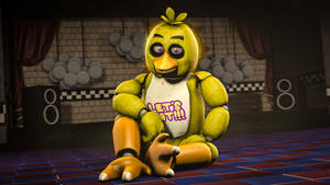 Cute Classic Chica Fnaf Wallpaper